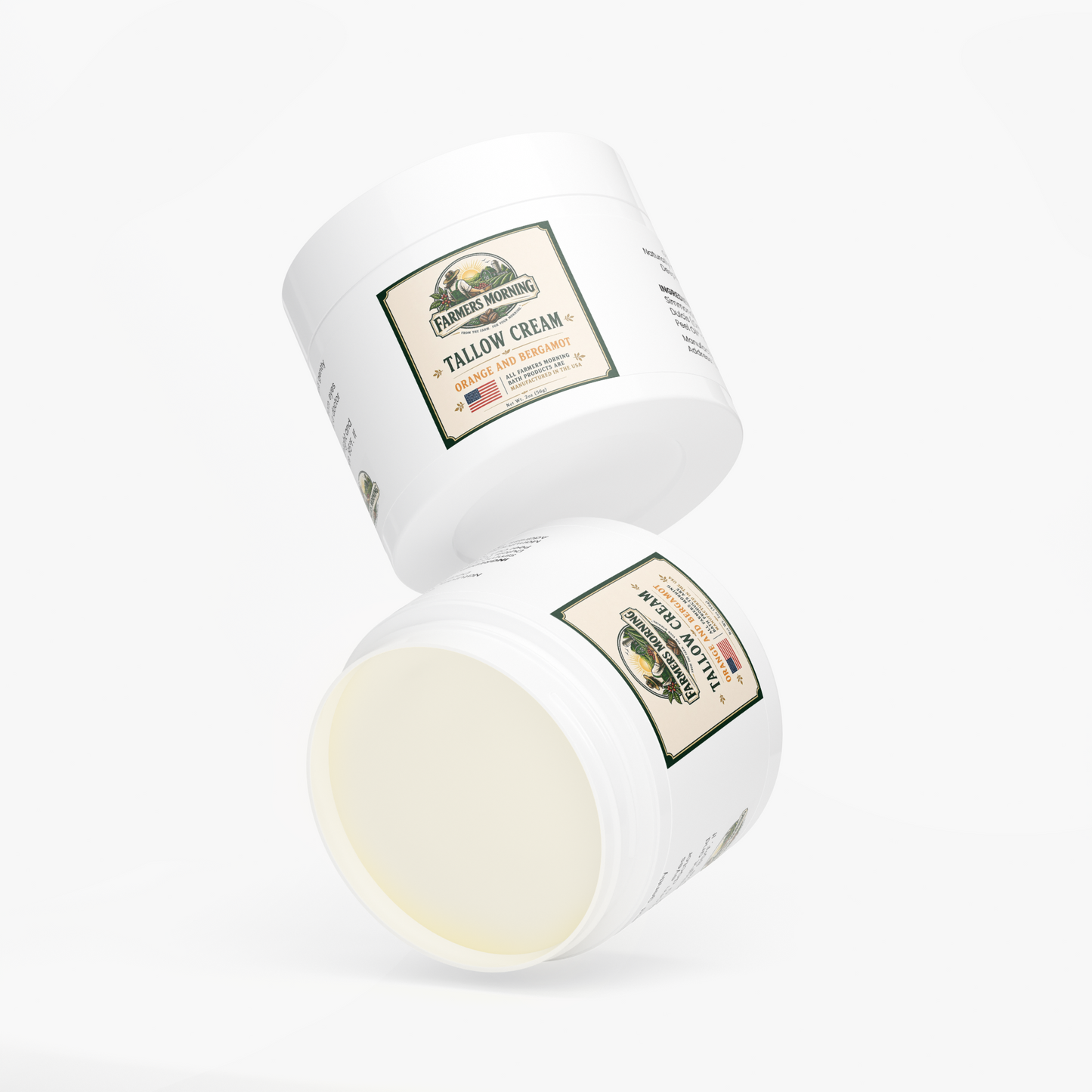 Tallow Cream Orange & Bergamot