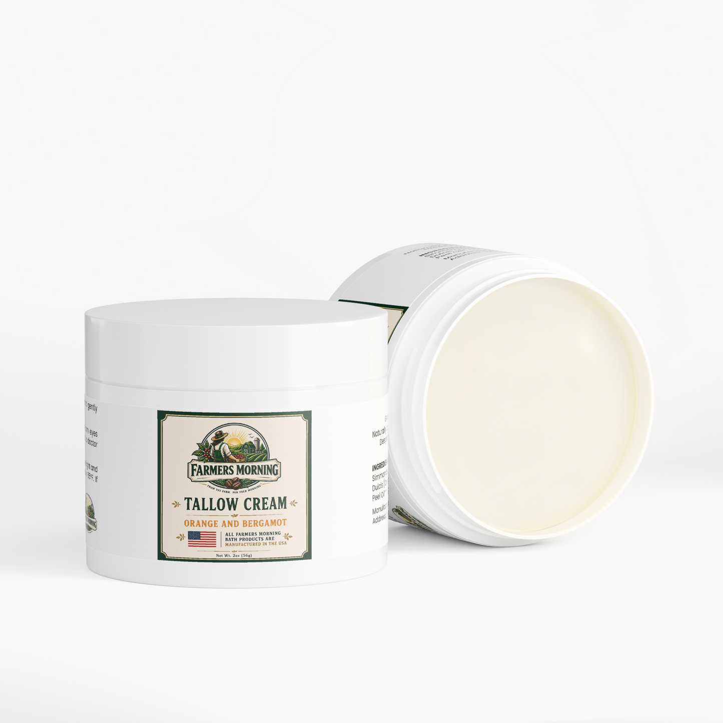 Tallow Cream Orange & Bergamot